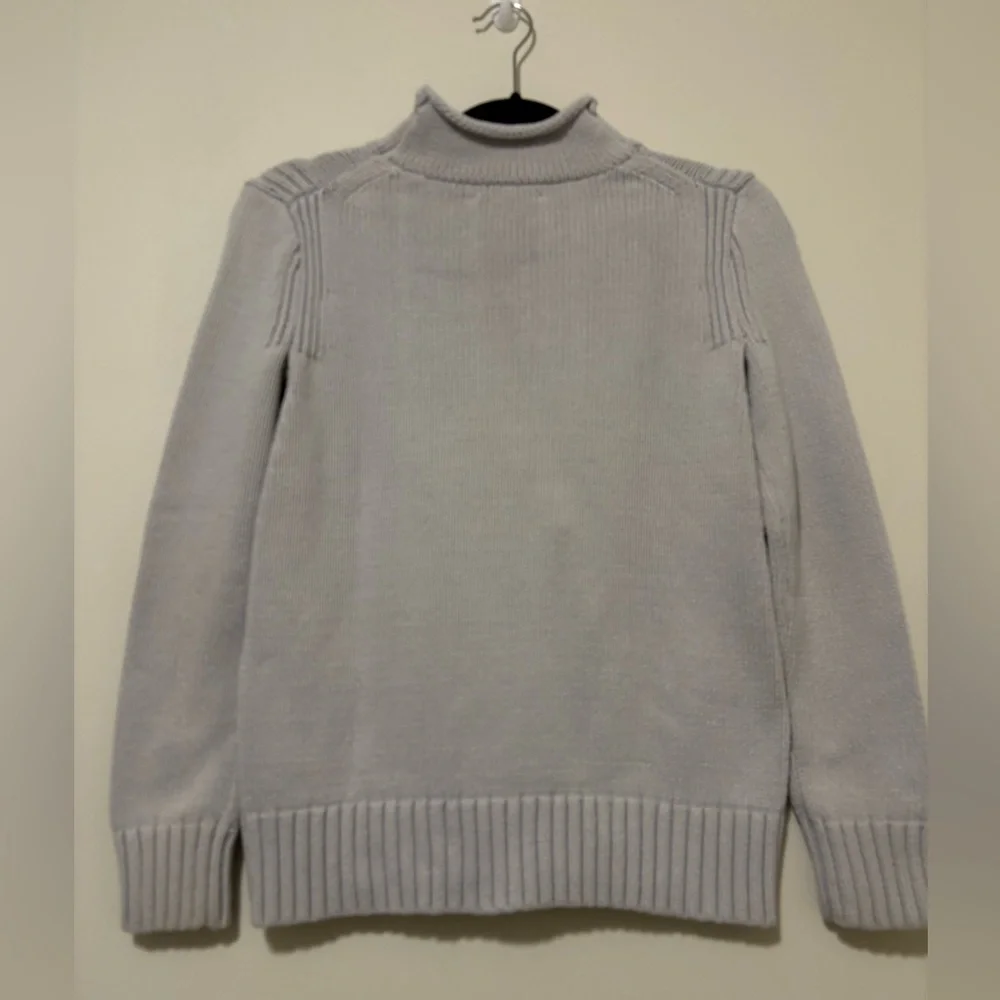 J CREW ALWAYS 1988 Rollneck Sweater Gray Cotton Size XS - Picture 9 of 14